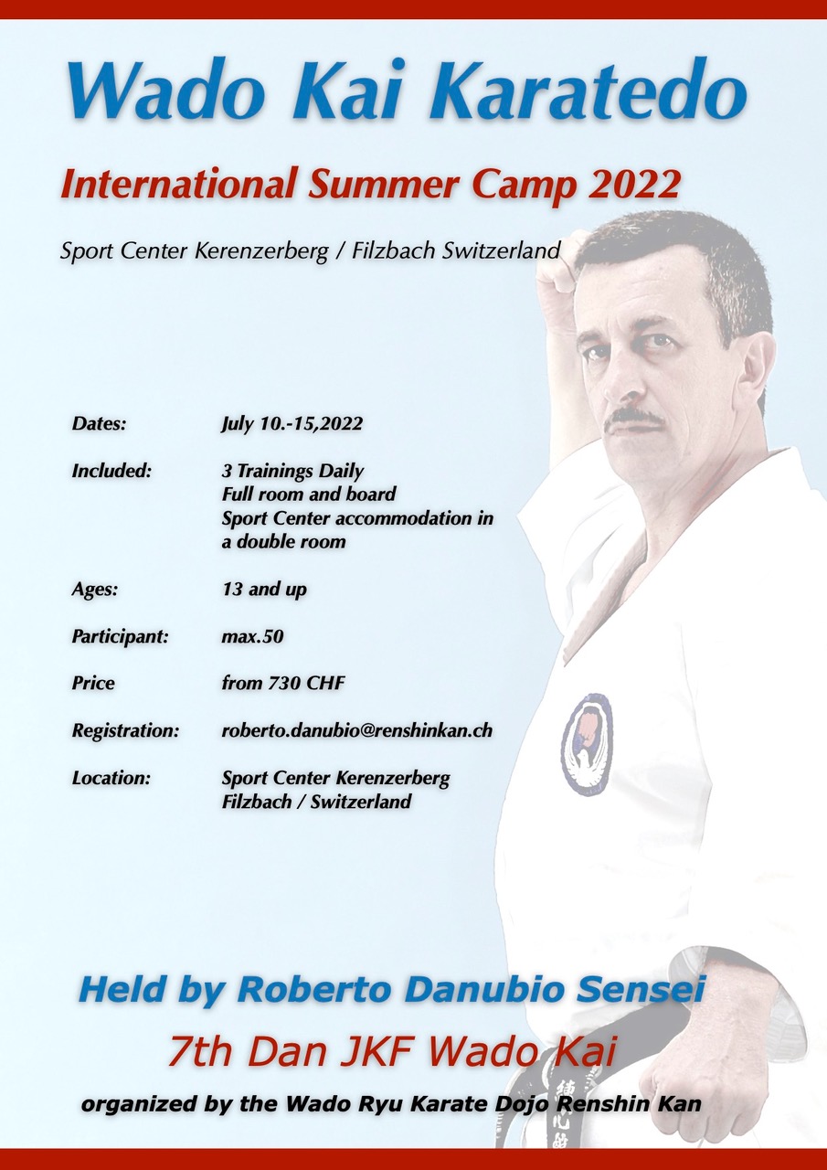 Wado Kai Karatedo – Summer Camp 2022